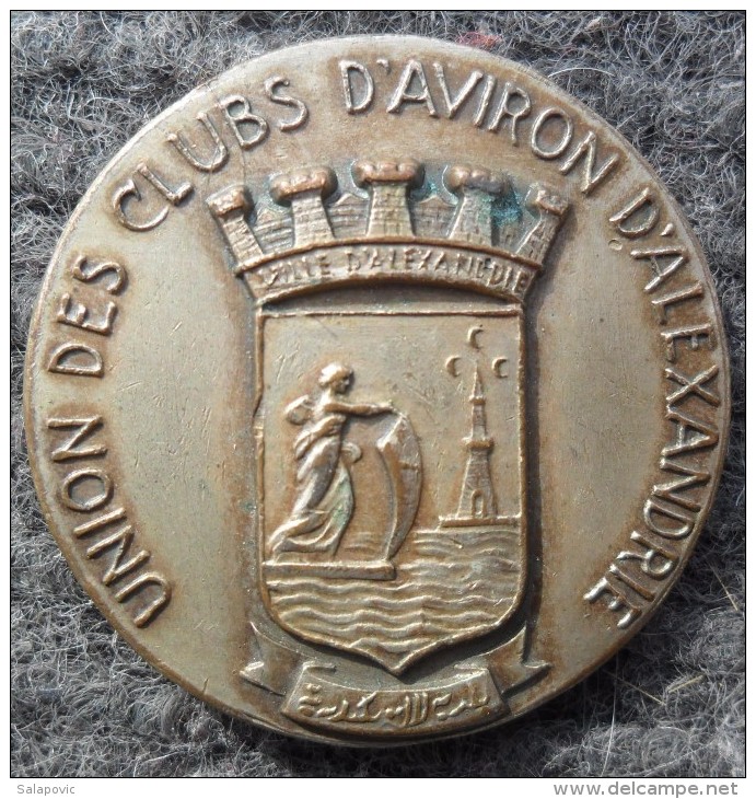 MEDAL ROWING UNION DES CLUBS D'AVIRON D'ALEXANDRIE - Remo
