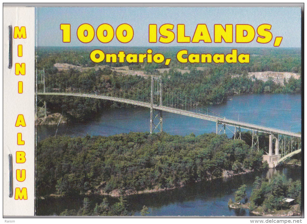 Canada Ontario 1000 Islands 10  Mini Cartes Détachables TBE - Thousand Islands