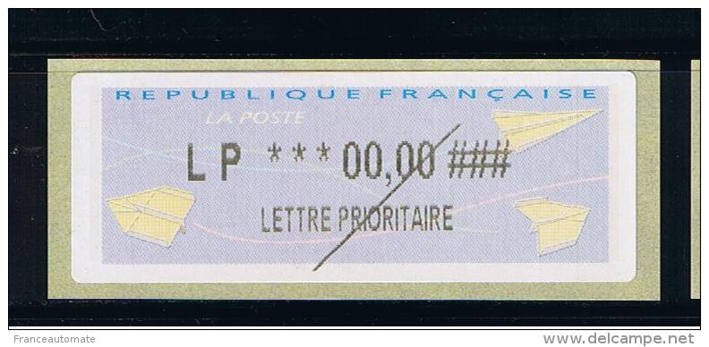 ATM -TEST LP 00.00 EUR-LISA 2- IER N° 33  Offset Du Catalogue Michel 5.00€ - 2000 « Avions En Papier »