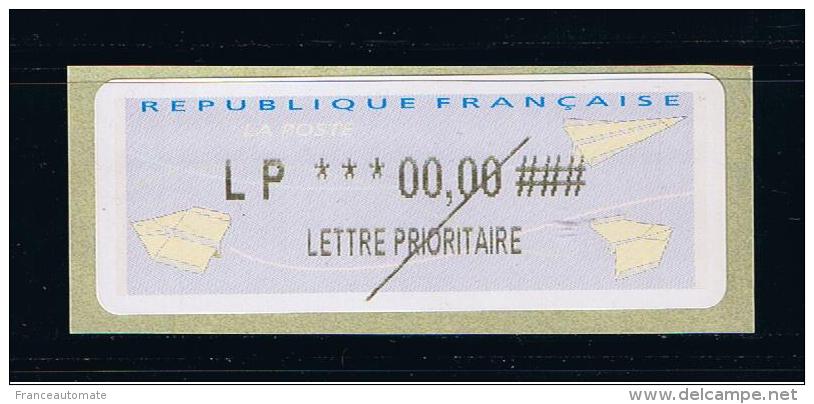 ATM-TEST- LP 00.00 EUR -LISA 2 IER, N° 55 GRANDS COINS ARRONDIS 5.00€ - 2000 « Avions En Papier »