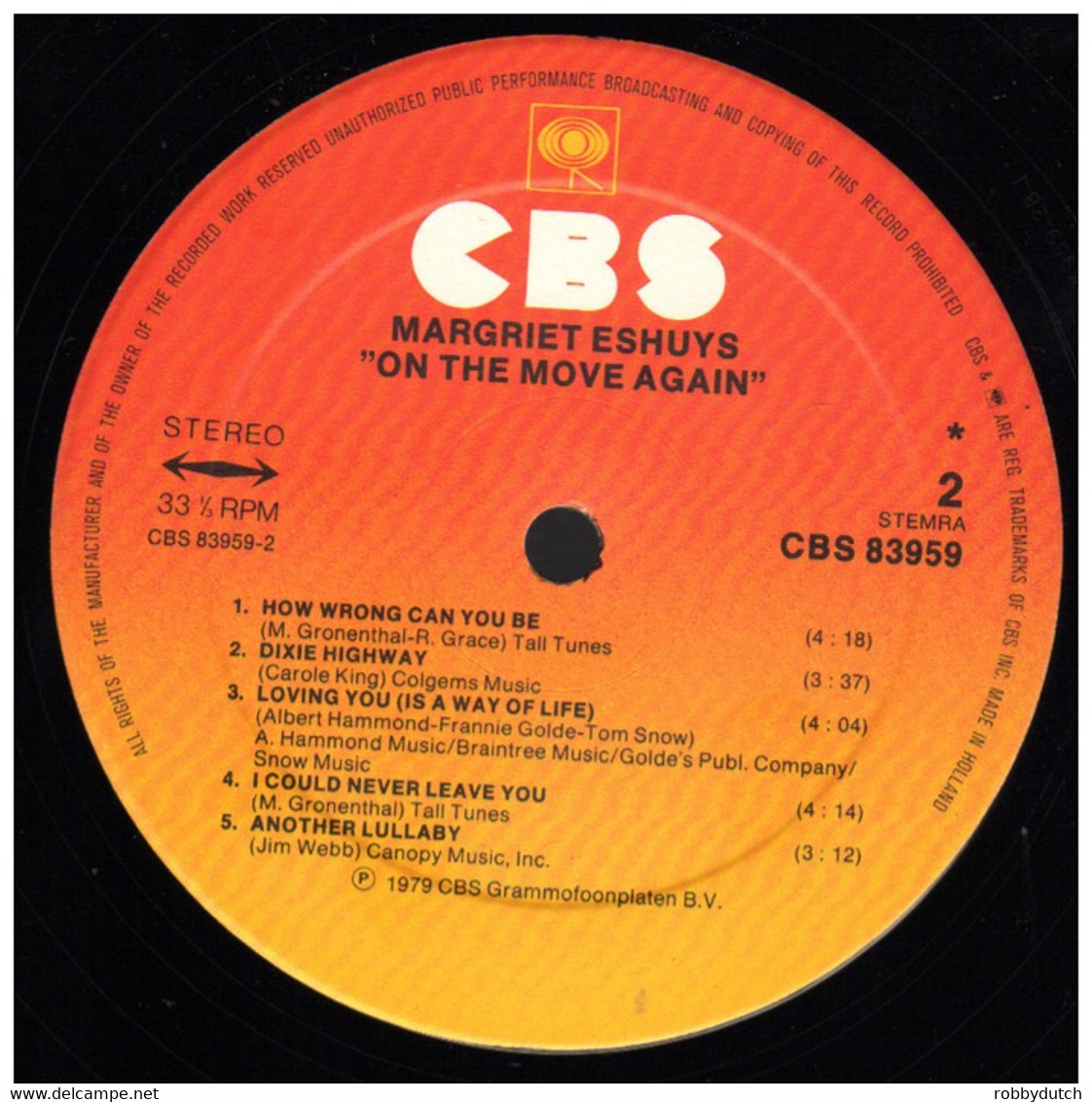 * LP *  MARGRIET ESHUIJS - ON THE MOVE AGAIN (Holland 1979) - Disco, Pop