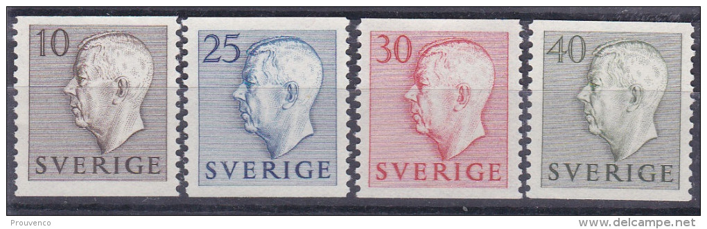 1954  SUEDE  SWEDEN    YT 381 A 384  MICHEL 390a 391a 392a 393a Scott 458   MNH ** LUXE - Ungebraucht