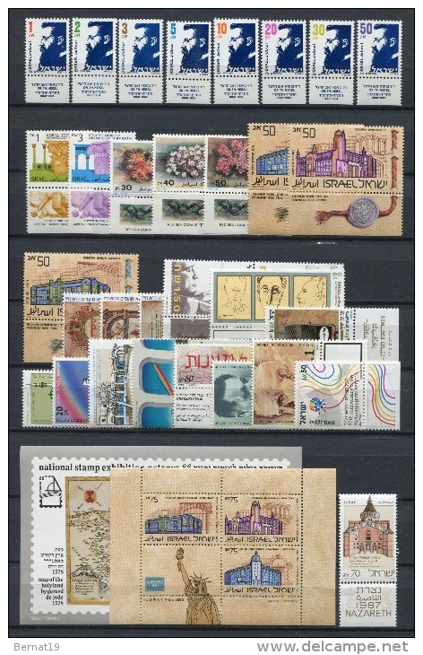 Israel 1986. Completo (32s + 2b) ** MNH. - Annate Complete