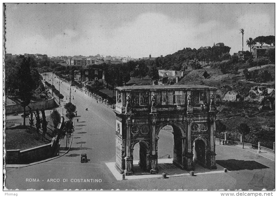 LOT DE 4 CARTES POSTALES DE ROME ANNEES 1960 ENVIRON - Collections & Lots