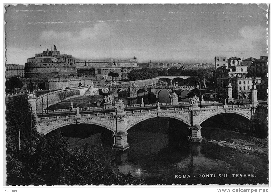 LOT DE 4 CARTES POSTALES DE ROME ANNEES 1960 ENVIRON - Colecciones & Lotes