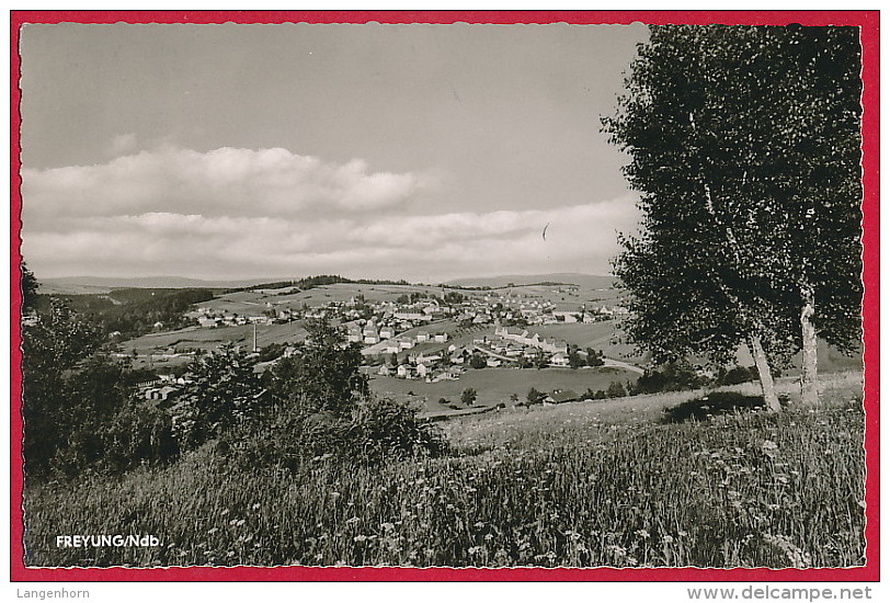 Foto-AK ´Freyung' Panorama ~ 1966 - Freyung