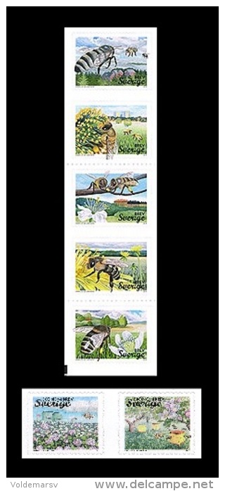 Sweden 2015 Mih. 3042/48 Fauna. Bees MNH ** - Unused Stamps