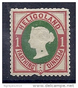 150024310  HELIGOLAND  YVERT  Nº  10  */MH - Heligoland (1867-1890)