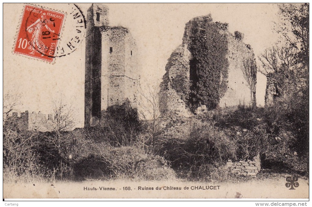 Ruines Du Château De CHALUCET - Autres & Non Classés