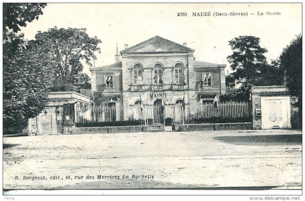 N°44705 -cpa Mauzé -la Mairie- - Mauze Sur Le Mignon