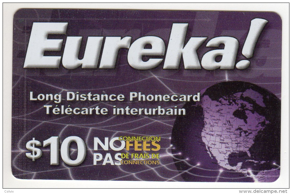 CANADA PREPAYEE EUREKA 10$ - Canada