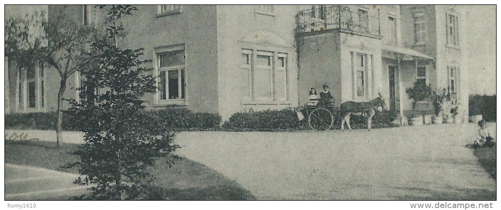 Tamines.  Château Des Alloux. Animée, Petit Attelage.  2 Scans. - Sambreville