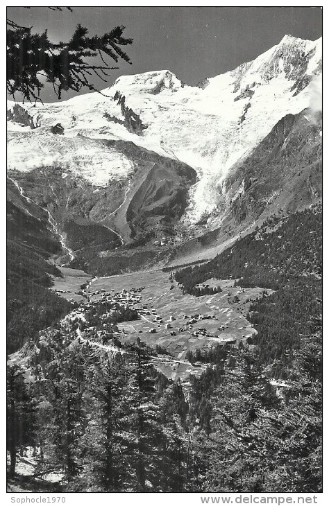 SUISSE - SCHWEIZ - SVIZZERA - SWITZERLAND - VALAIS - CPSM PF NB -Mit Alphubel Und Täschhorn - Täsch