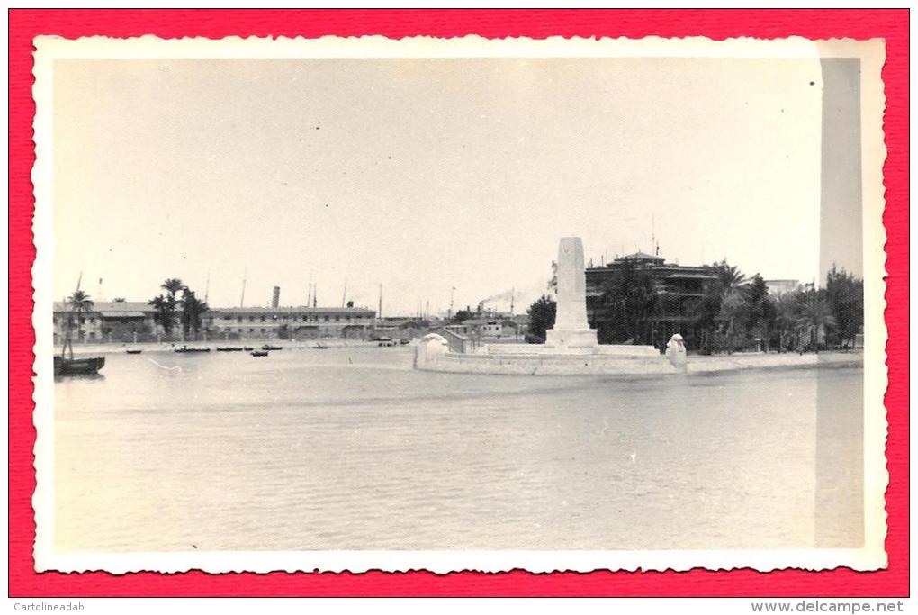 [DC4258] CARTOLINA - EGITTO - CANALE DI SUEZ - FOTOGRAFICA - INGRESSO PORTO - Non Viaggiata - Old Postcard - Suez