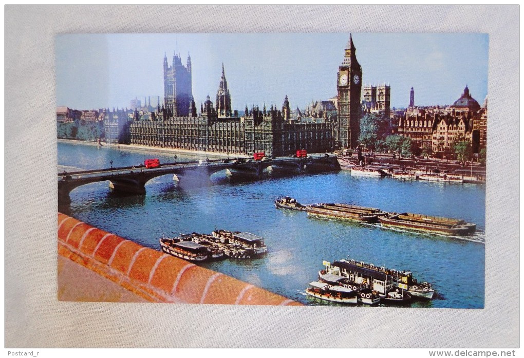 England London Houses Of Parlament Westminster Bridge 1973  A 59 - Houses Of Parliament