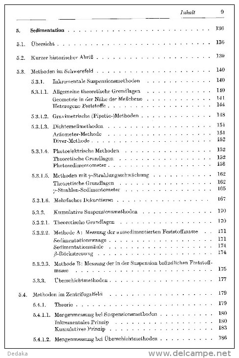 Bernhardt. Granulometrie. Klassier-und Sedimentations-methoden. - Escolares