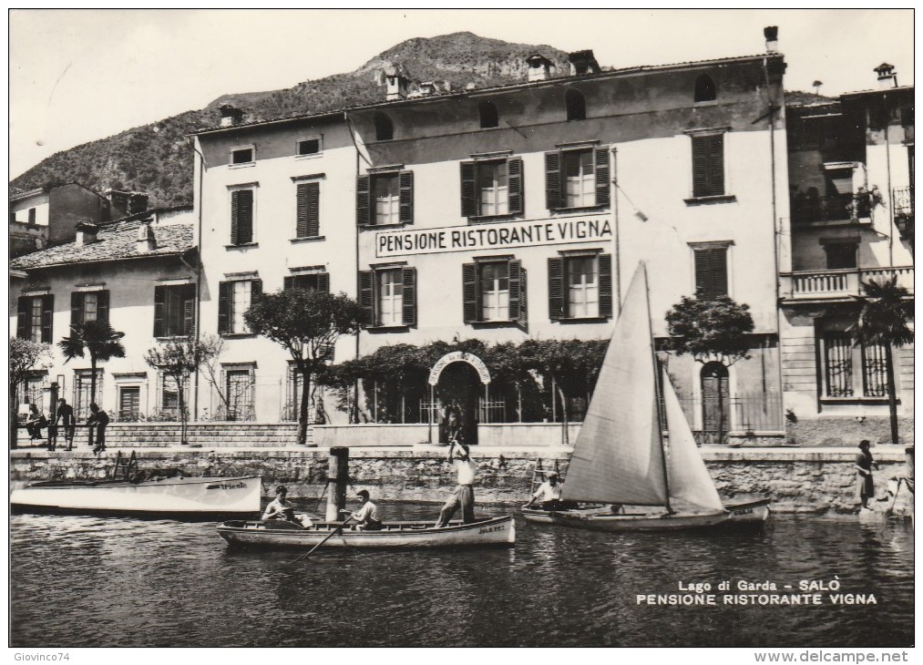 BRESCIA - LAGO DI GARDA - SALO - PENSIONE RISTORANTE VIGNA - Brescia