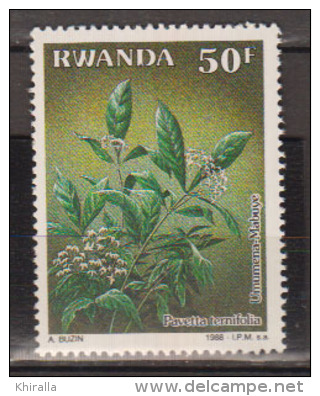 RWANDA    1988                   N°   1280       COTE     8 € 00              ( V 508 ) - Unused Stamps