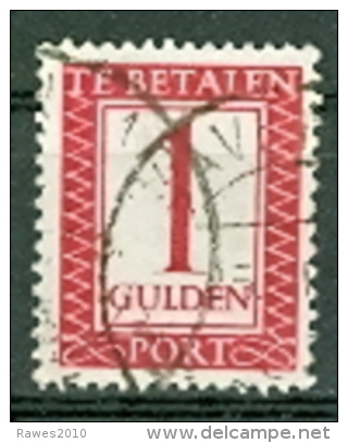 Niederlande Portomarke 1 Gulden Rot - Postage Due
