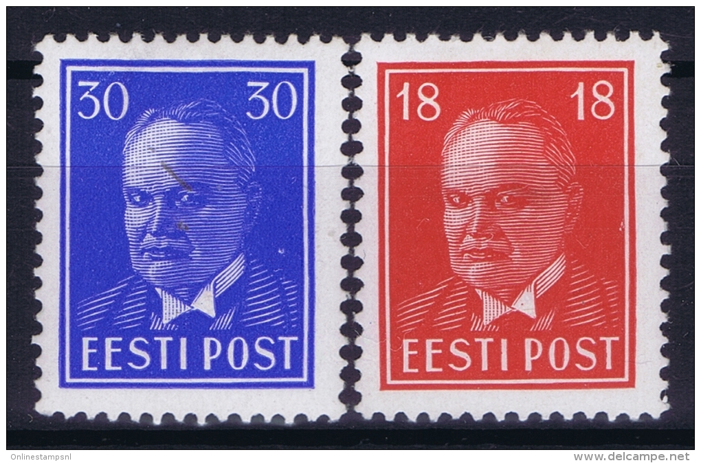 ESTLAND/ESTONIA: Mi Nr 146 - 147 MH/*, Avec  Charnière , Mit Falz, 1939 - Estonia