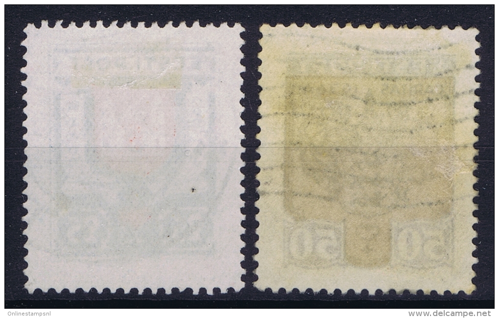 ESTLAND/ESTONIA: Mi Nr  111 + 112  Gestempelt/used 1936 - Estland