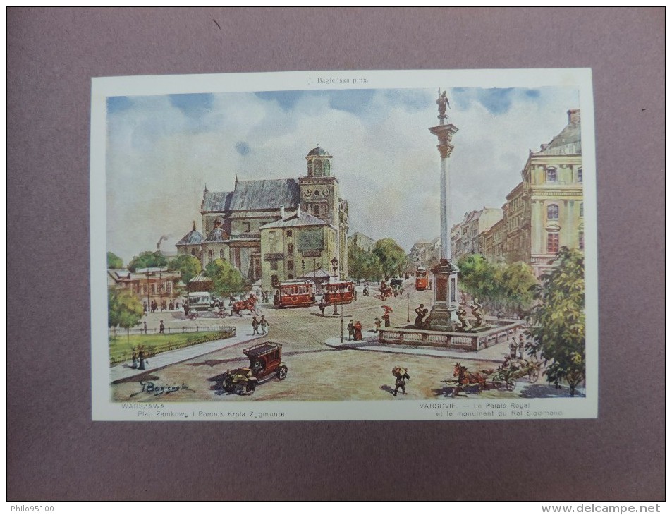 carnet / album  20  vues reproductions - WARSZAWA - ( Vasovie)