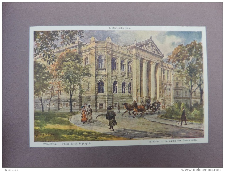 carnet / album  20  vues reproductions - WARSZAWA - ( Vasovie)