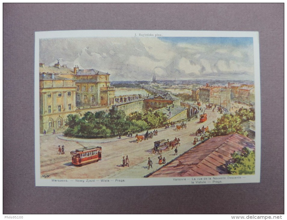 carnet / album  20  vues reproductions - WARSZAWA - ( Vasovie)