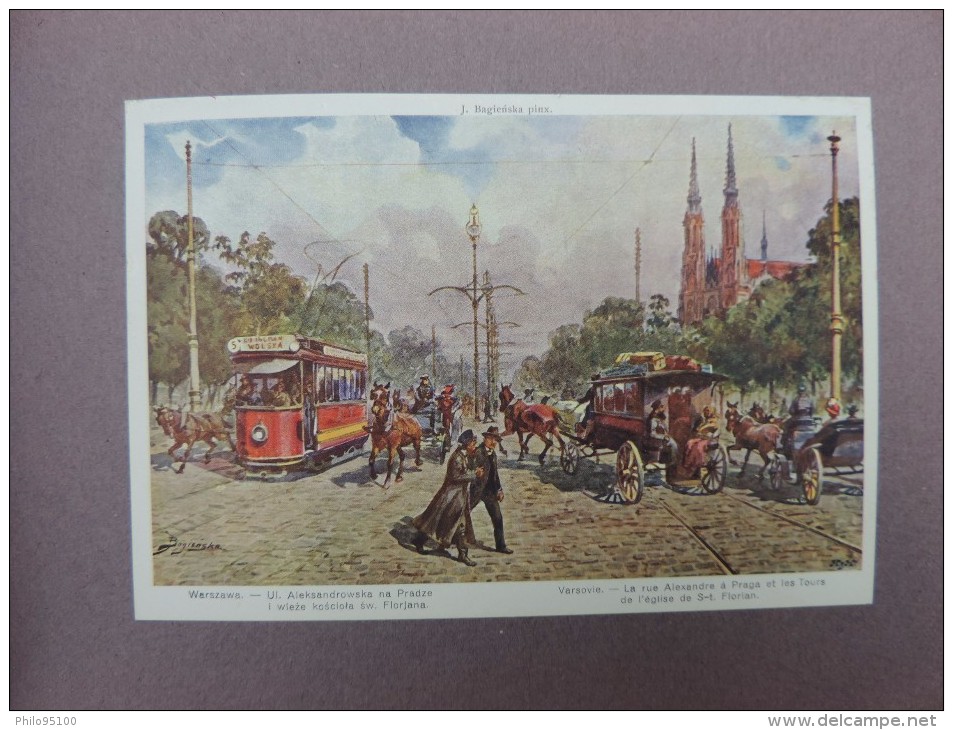 carnet / album  20  vues reproductions - WARSZAWA - ( Vasovie)