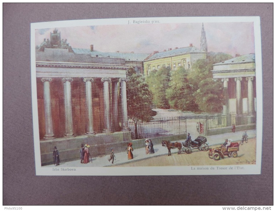 carnet / album  20  vues reproductions - WARSZAWA - ( Vasovie)