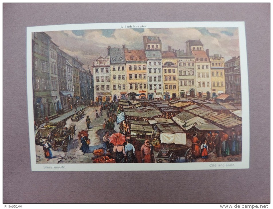 carnet / album  20  vues reproductions - WARSZAWA - ( Vasovie)