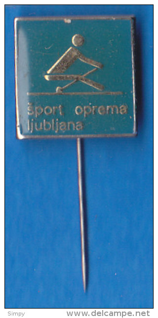 Rowing Sport Oprema Ljubljana  Sport Equipment For Rowing Slovenia Ex Yugoslavia Badge Pin - Rowing