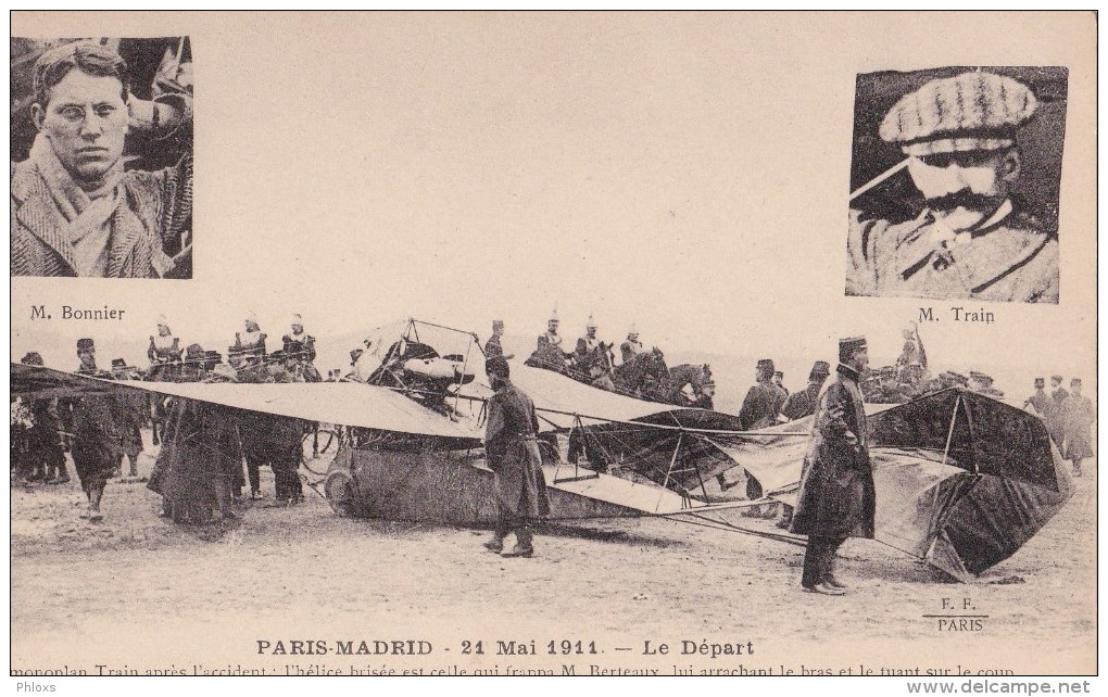 PARIS-MADRID-21 Mai 1911 Le Départ.../Réf:C3645 - Accidents