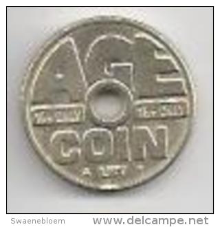 Jeton - AGE Coin.- LBT.- 16+ Only. 2 Scans - Casino