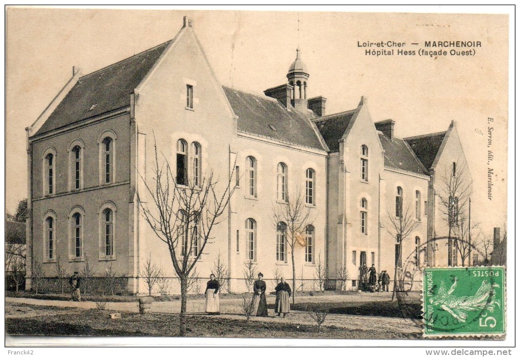 41. Marchenoir. Hopital Hess Façade Ouest - Marchenoir