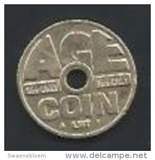 Jeton - AGE Coin.- LBT.- 16+ Only. 2 Scans - Casino