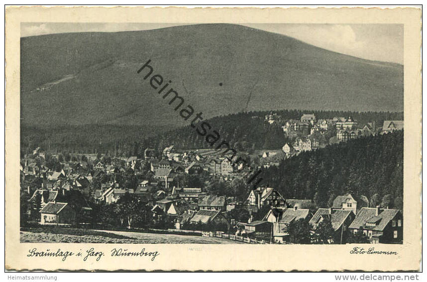 Braunlage - Wurmberg - Verlag Julius Simonsen Oldenburg - Braunlage