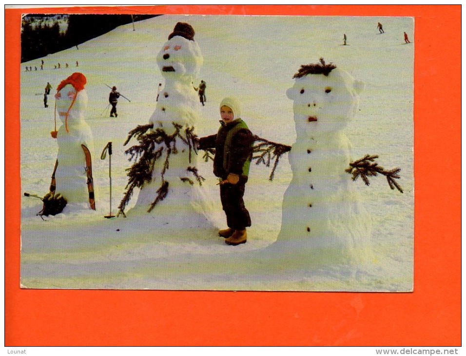 38 Les Gardiens Des Pistes - Bonhomme Des Neiges (écrite,non Oblitérée) Enfants - Sports D'hiver