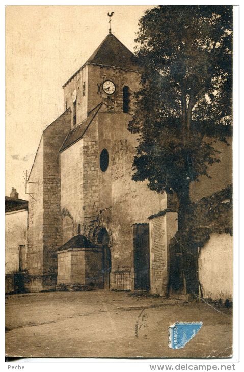 N°44764 -cpa Mauzé Sur Le Mignon -l'église- - Mauze Sur Le Mignon