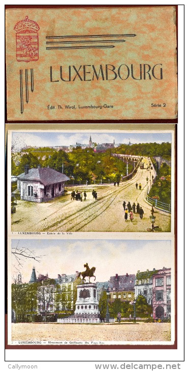 Luxembourg - Ancien Carnet: 10 Cartes. - Luxemburg - Town