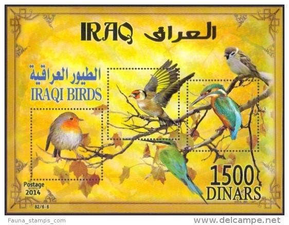 Iraq - Birds Of Iraq, Souvenir Sheet, MINT, 2015 - Irak