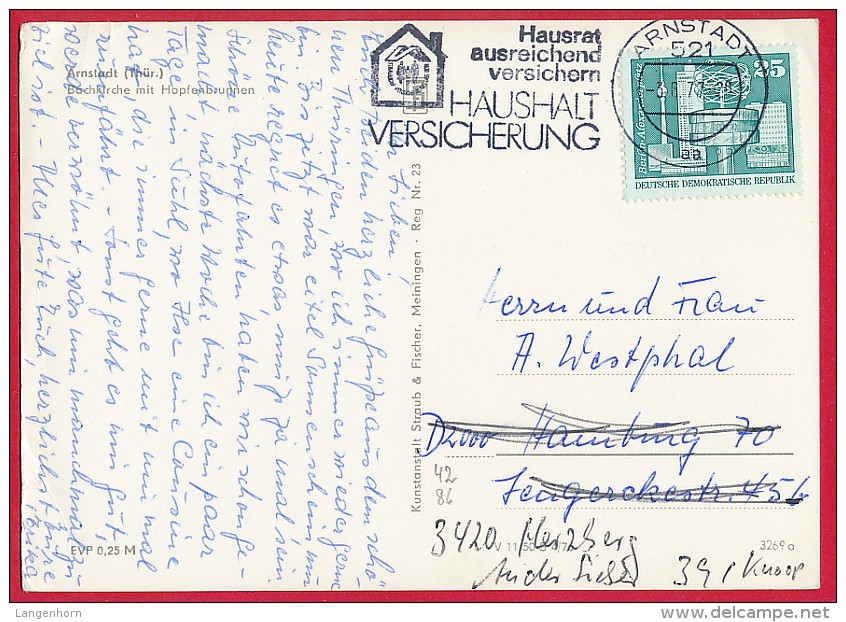 9 AK ´Arnstadt' (Ilm-Kreis) ~ ab 1955