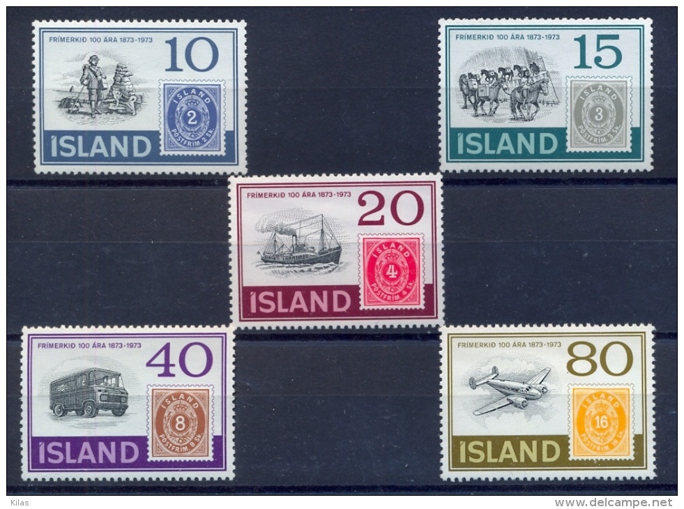 ICELAND 1973 Stamp Centenary MNH - Unused Stamps