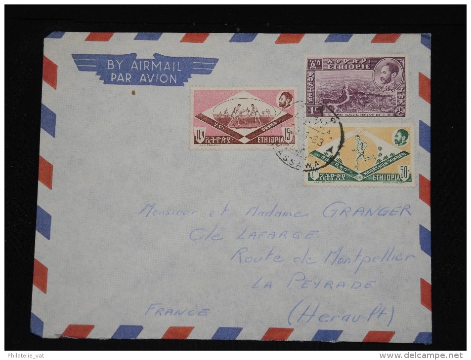 ETHIOPIE- Enveloppe Pour La France En 1963 - A Voir - Lot P11944 - Ethiopia