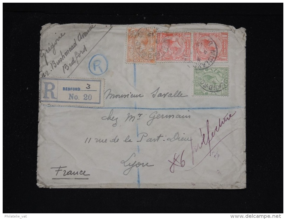 GRANDE BRETAGNE - Enveloppe En Recommandée Pour La France En 1915 - A Voir - Lot P11945 - Lettres & Documents