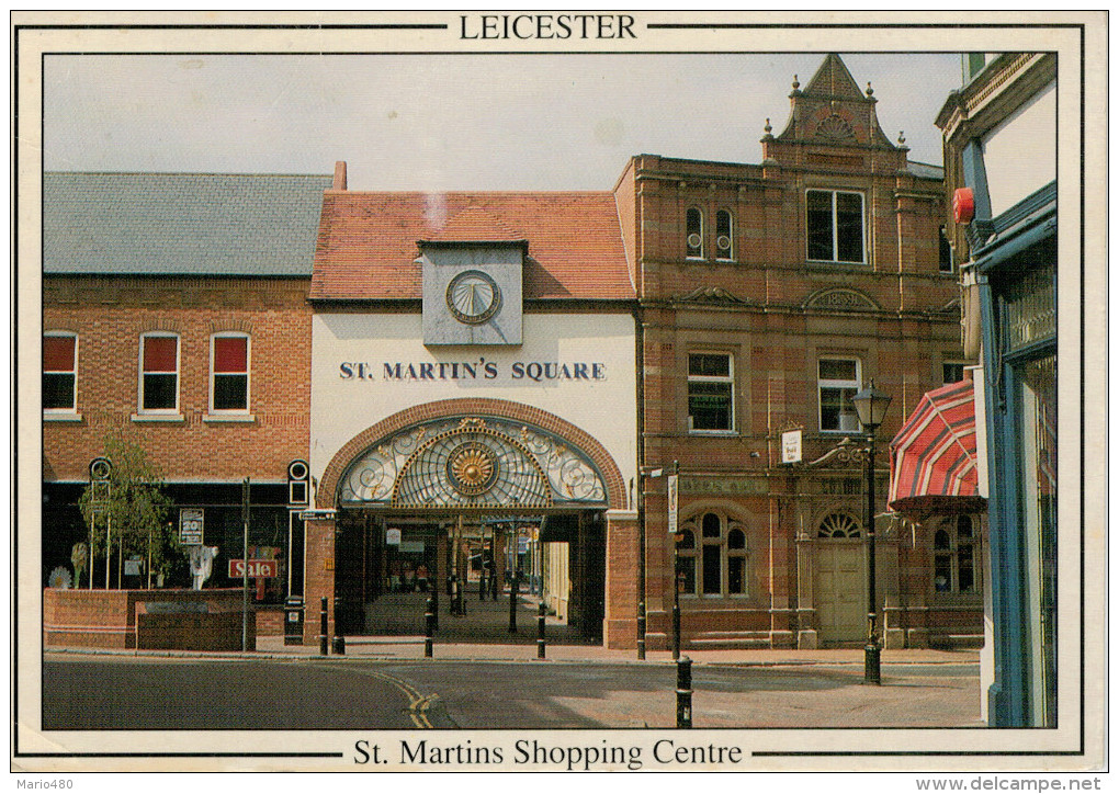 LEICESTER   ST.  MARTINS  SHOPPING  CENTRE         (VIAGGIATA) - Leicester