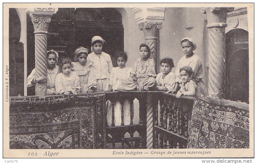 Algérie - Alger - Ecole Fillettes - Enfants