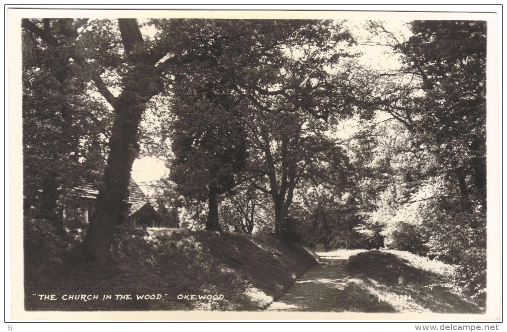 The Church In The Wood, Okehampton Black & White Photographic Postcard By Fitzwilliams Unused - Other & Unclassified