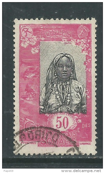 Cote Des Somalis N°  95 O : Partie De Série, 50 C. Rose Et Noir Oblitération Faible SinonTB - Used Stamps