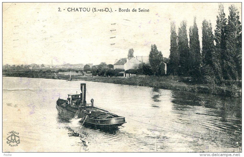 N°44775 -cpa Chatou -le Remorqueur "sambre" - Rimorchiatori